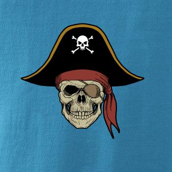  Pirátska lebka s klobúkom