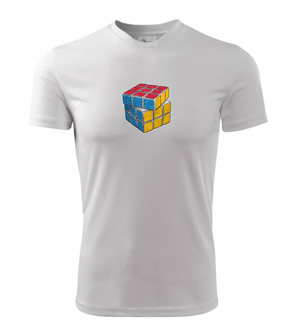 Rubikova kocka kreslená Rubikova kocka kreslená