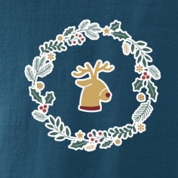 Vianočný veniec so sobom