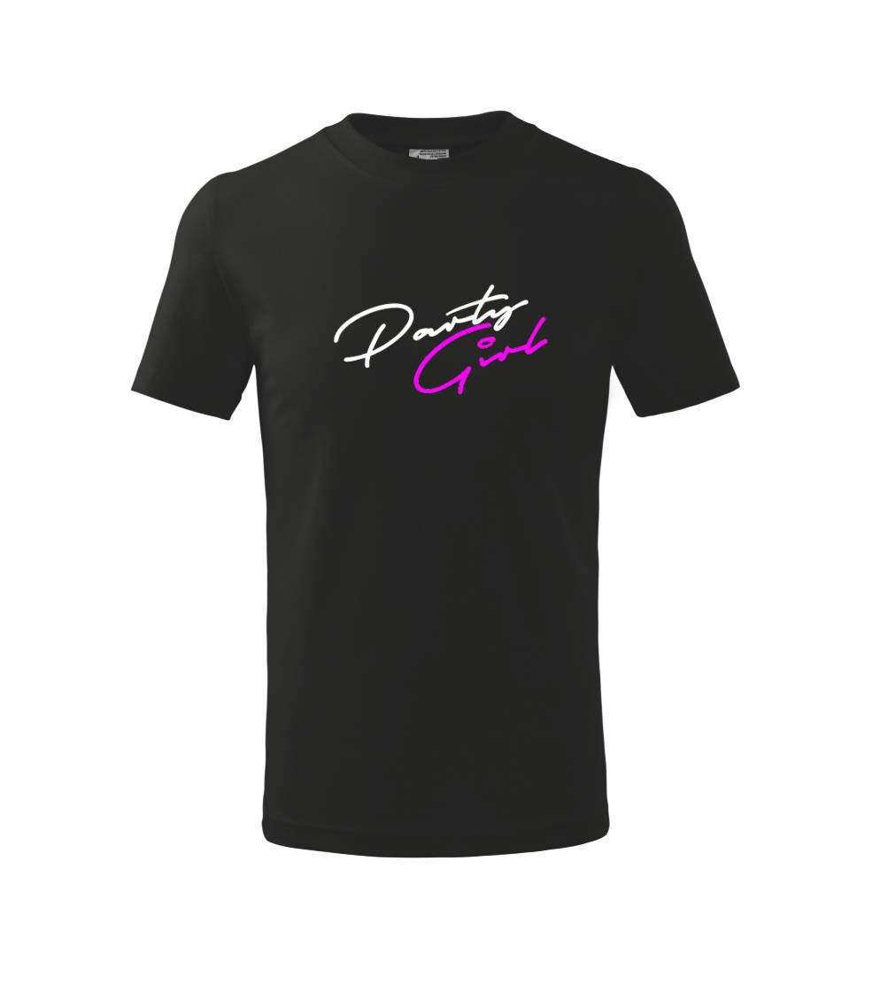 Tričká na párty - Party Girl - Tričko detské bavlnené