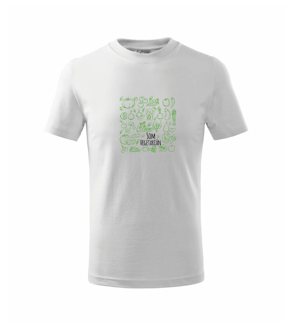 Som vegetarián - zelenina vo štvorci