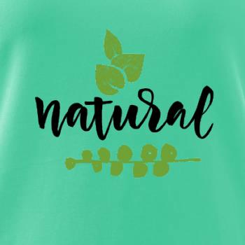 Natural - nápis v listoch