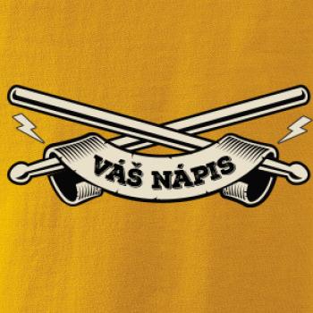 Rock paličky vlastní nápis