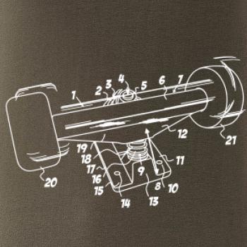 Skateboard nákres kolieska Skateboard nákres kolieska