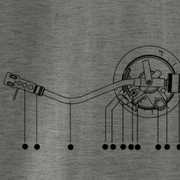 Nákres rameno gramofónu