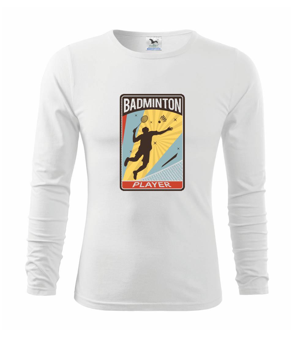 Tričká na bedminton - Bedminton - hráč - Tričko detské Long Sleeve