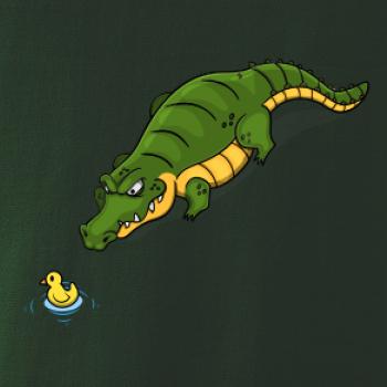 Krokodíl zelený s kačičkou