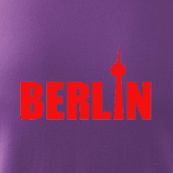 Berlin nápis veža Berliner Fernsehturm