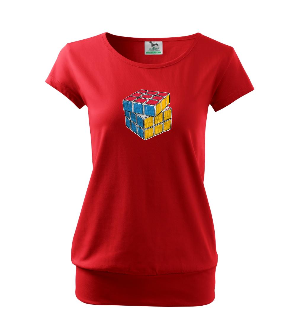 Rubikova kocka kreslená Rubikova kocka kreslená