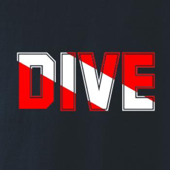 Dive nápis vlajka