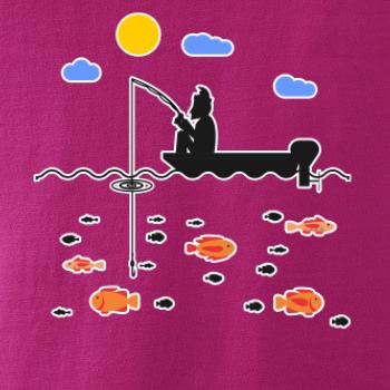 Rybár, ktorý má smolu na loďke