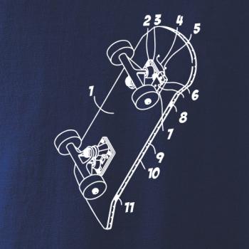 Skateboard nákres dosky Skateboard nákres dosky