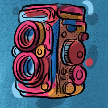 Foťák farebný - dve šošovky Foťák farebný - dve šošovky