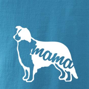 Borderská kólia mama obrys Borderská kólia mama obrys