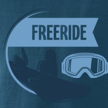 Freeride snowboard kruh