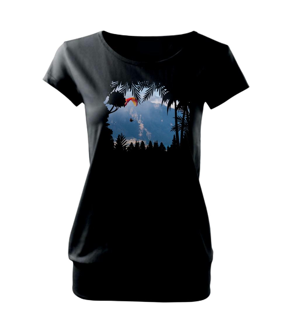 Fotka paragliding farebná Fotka paragliding farebná