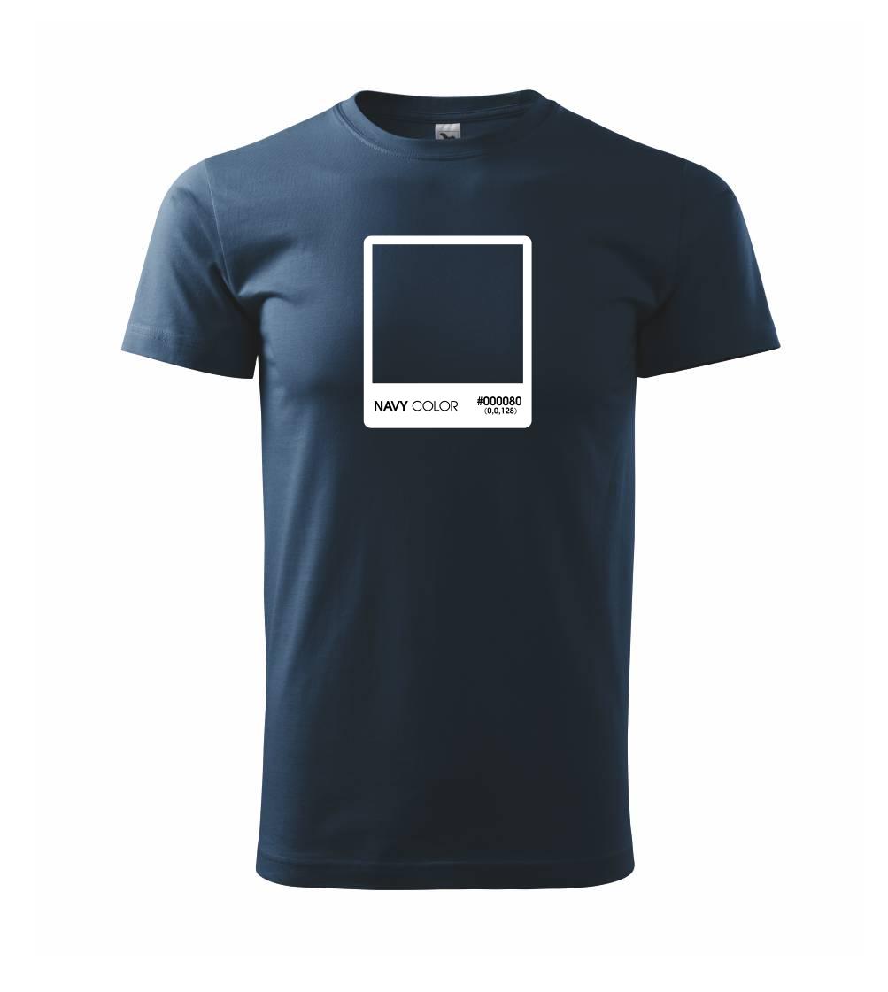 Tričká pre fotografov - RGB navy - Tričko extra veľké  (5-8XL)