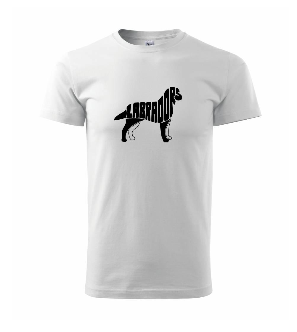 Labrador - Labrador - Tričko extra veľké  (5-8XL)