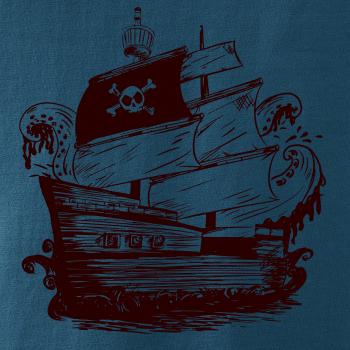 Pirátská loď maľovaná Pirátská loď maľovaná