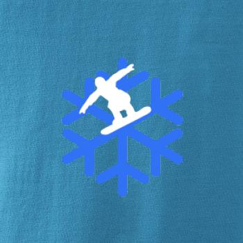 Snowboard vločka Snowboard vločka