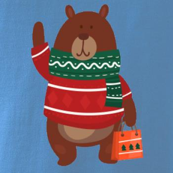 Medveď s darčekom Medveď s darčekom