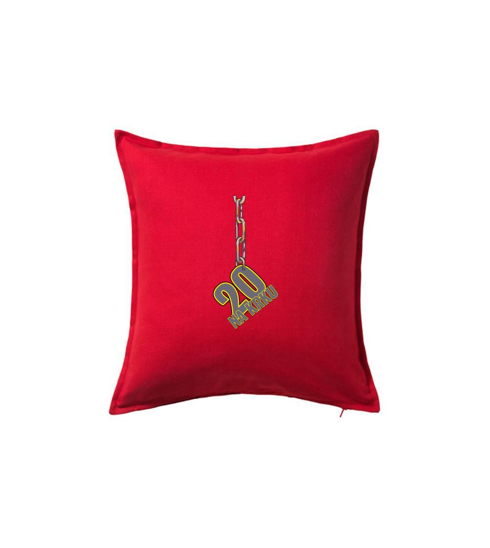 Tričká k narodeninám - 20 rokov na krku reťaz - Vankúš 50x50