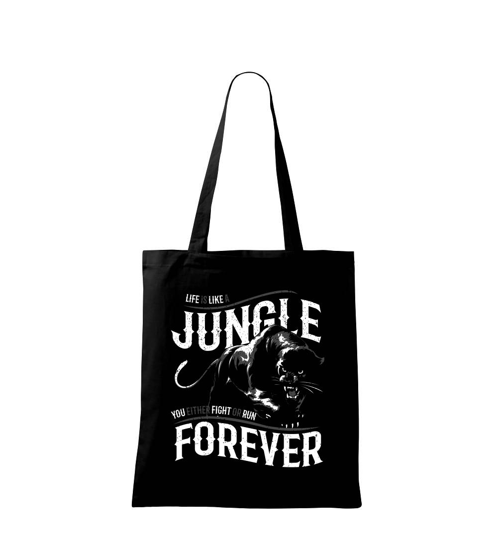 Tričká so zvieratami - Panther jungle - Taška bavlnená