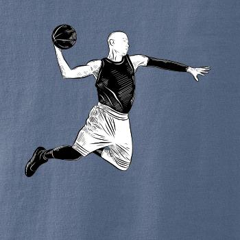 Basketbalista vo výskoku