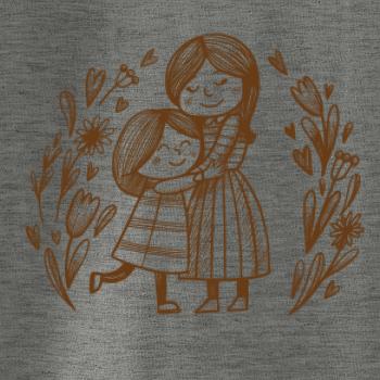 Matka a dcéra v objatí