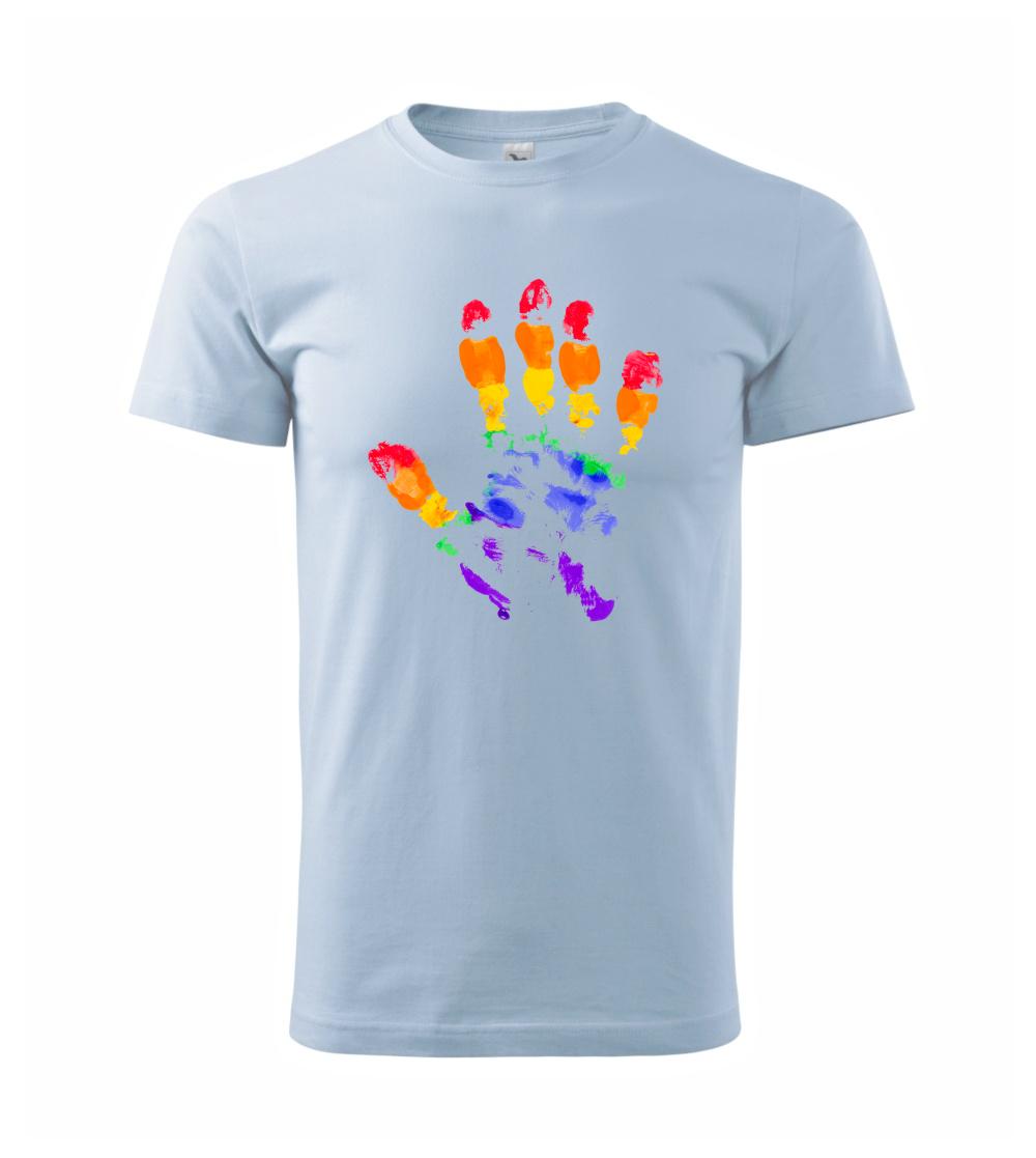 LGBT hand print LGBT hand print