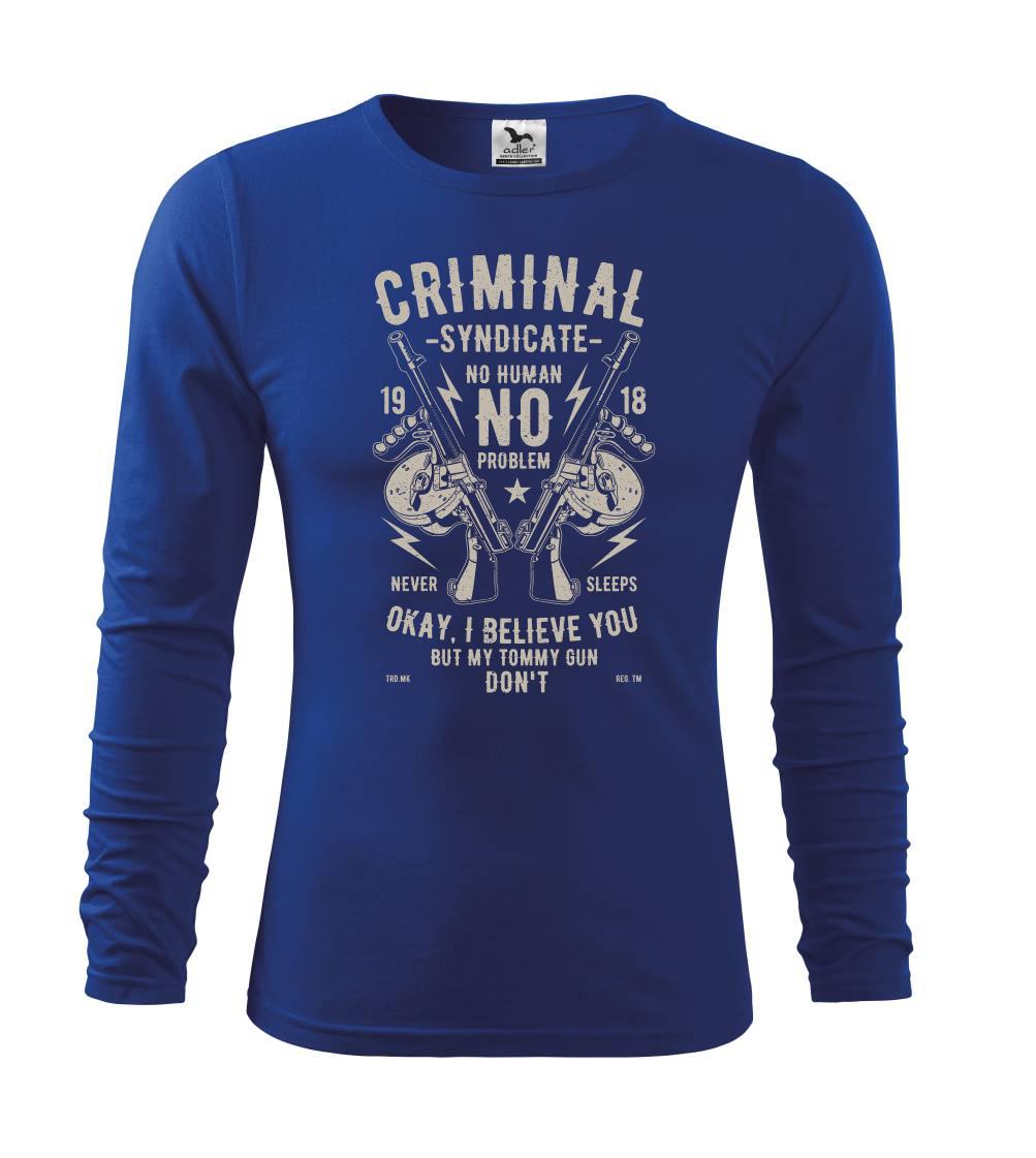 Grafické tričká - Criminal Syndicate - Tričko detské Long Sleeve