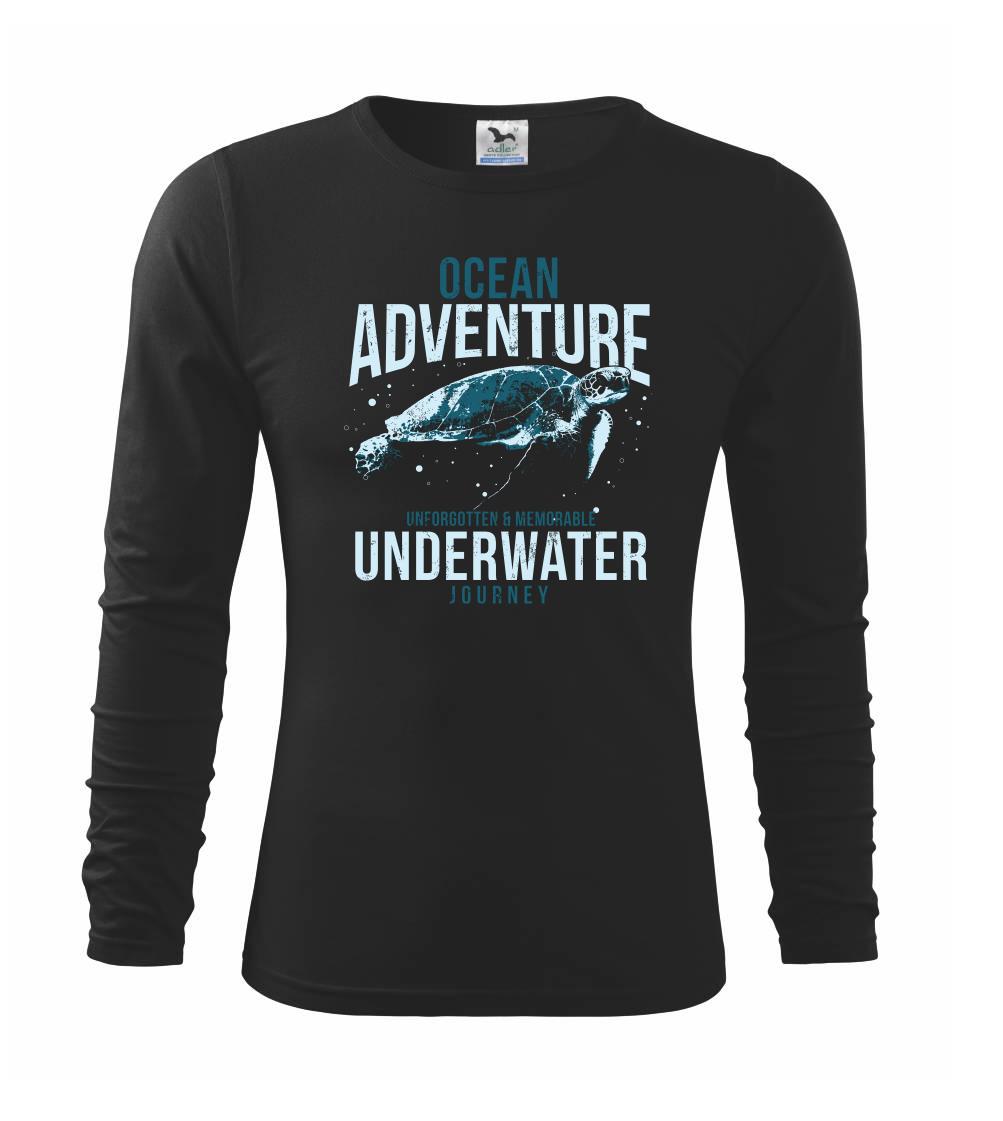 Tričká so zvieratami - Turtle journey - Tričko detské Long Sleeve