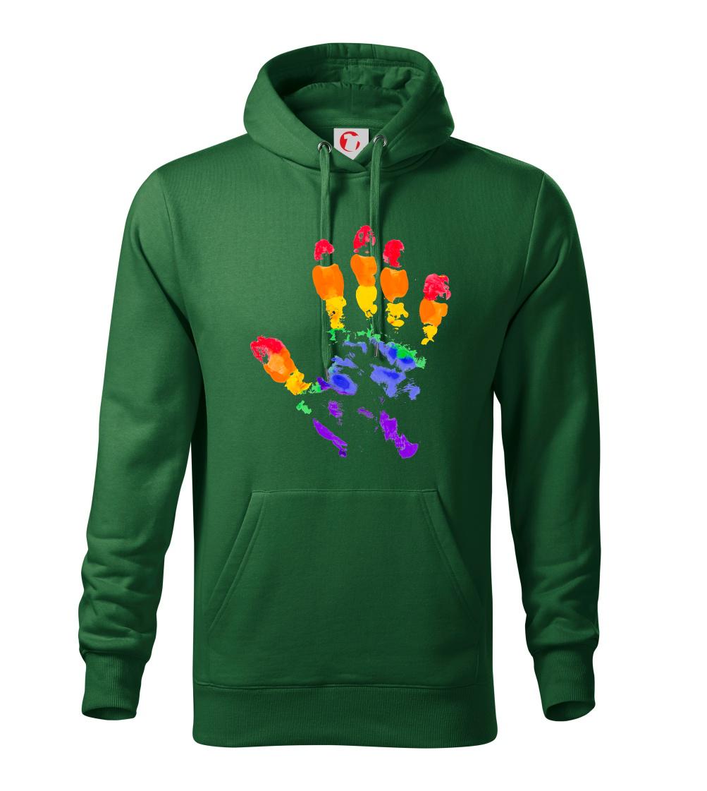 LGBT hand print LGBT hand print