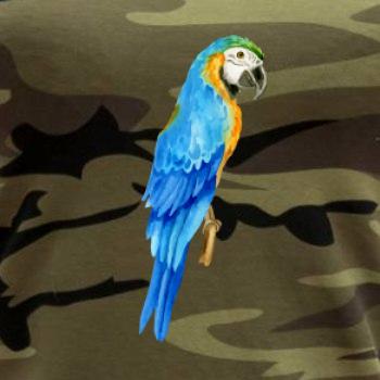 Ara modrá kreslená