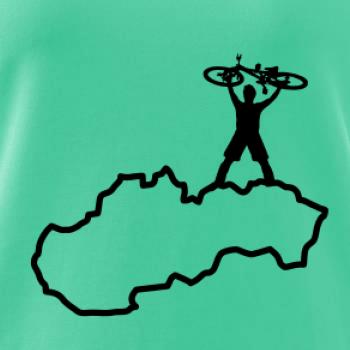 Mapa SK - cyklista na prsiach