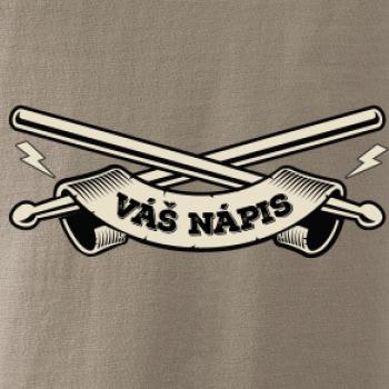 Rock paličky vlastní nápis