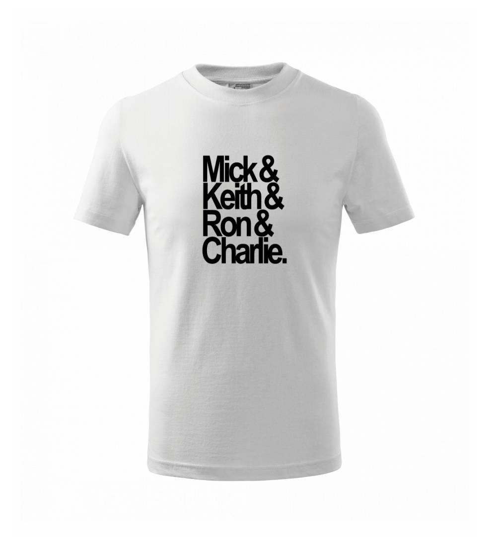 Mick Keith Ron Charlie