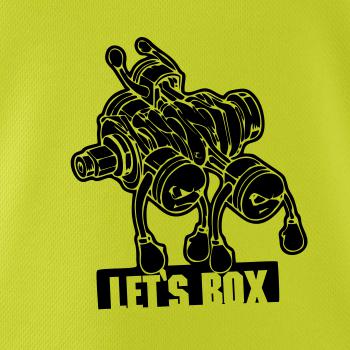 Lets Box nápis