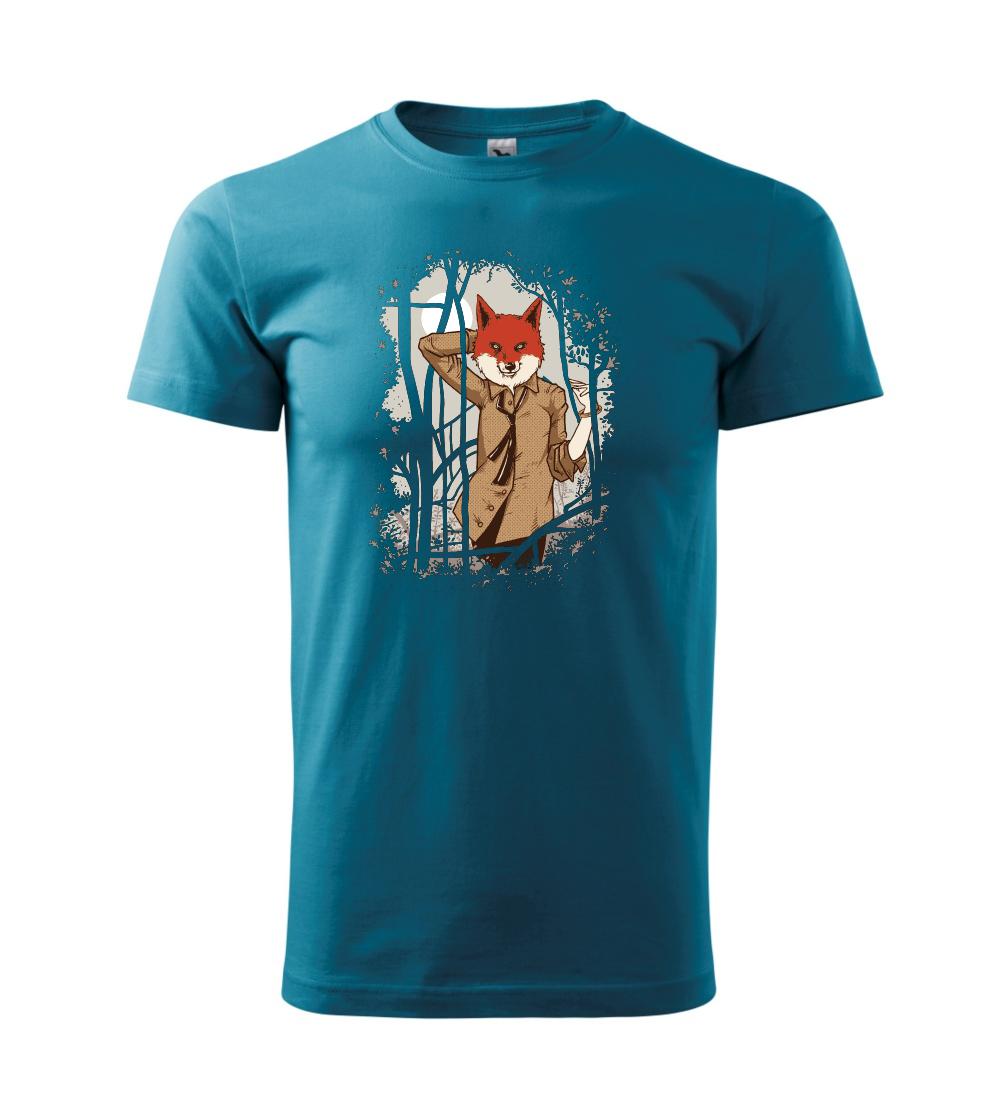 Grafické tričká - Fox in a shirt - Klasické pánske tričko vyššej gramáže