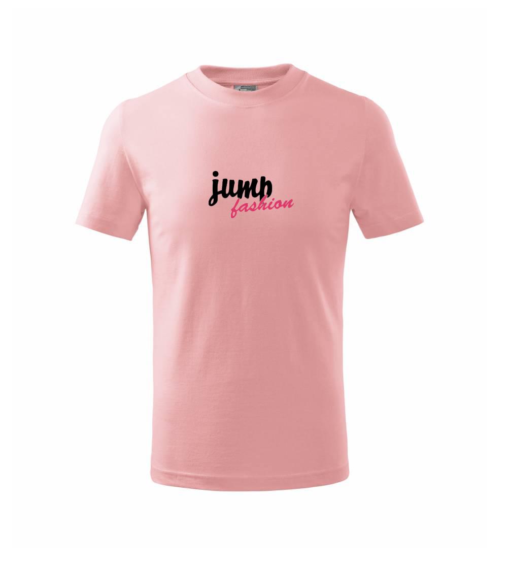 Tričká na jump - Jump fashion písacie - Tričko detské bavlnené