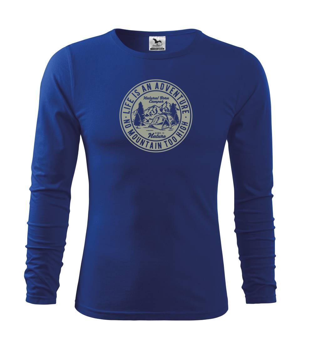 Trička pre cestovateľov - Life Is An Adventure - Tričko detské Long Sleeve