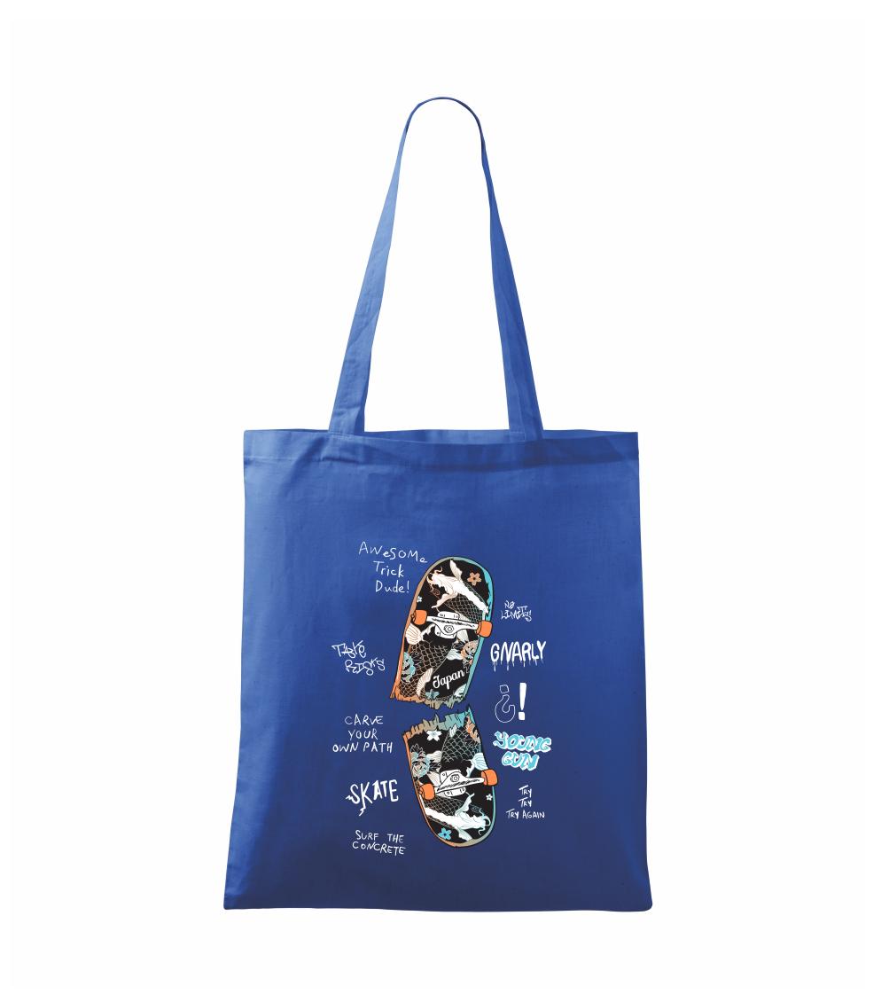 Longboard a Skatebord - Zlomený skate - Taška bavlnená