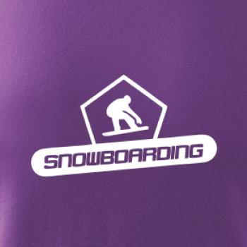 Snowboarding nápis logo