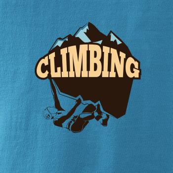 Climbing horolezec na logu