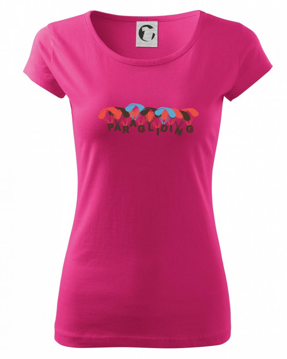 Paragliding nápis s padáky