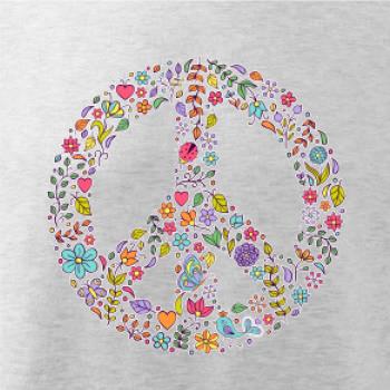Peace symbol lístočky