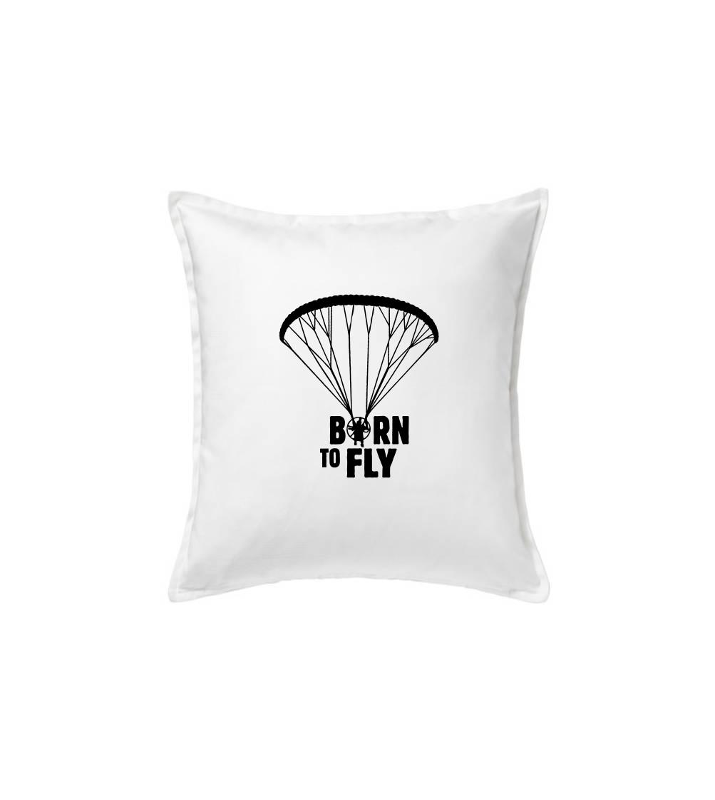 Tričká s motívom paraglidingu - Born to fly paramotor - Vankúš 50x50