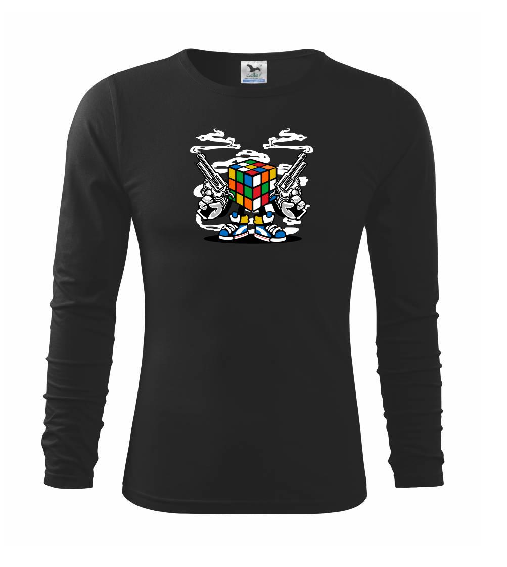 Grafické tričká - Rubikátor zabil - Tričko detské Long Sleeve