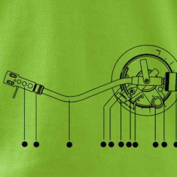 Nákres rameno gramofónu