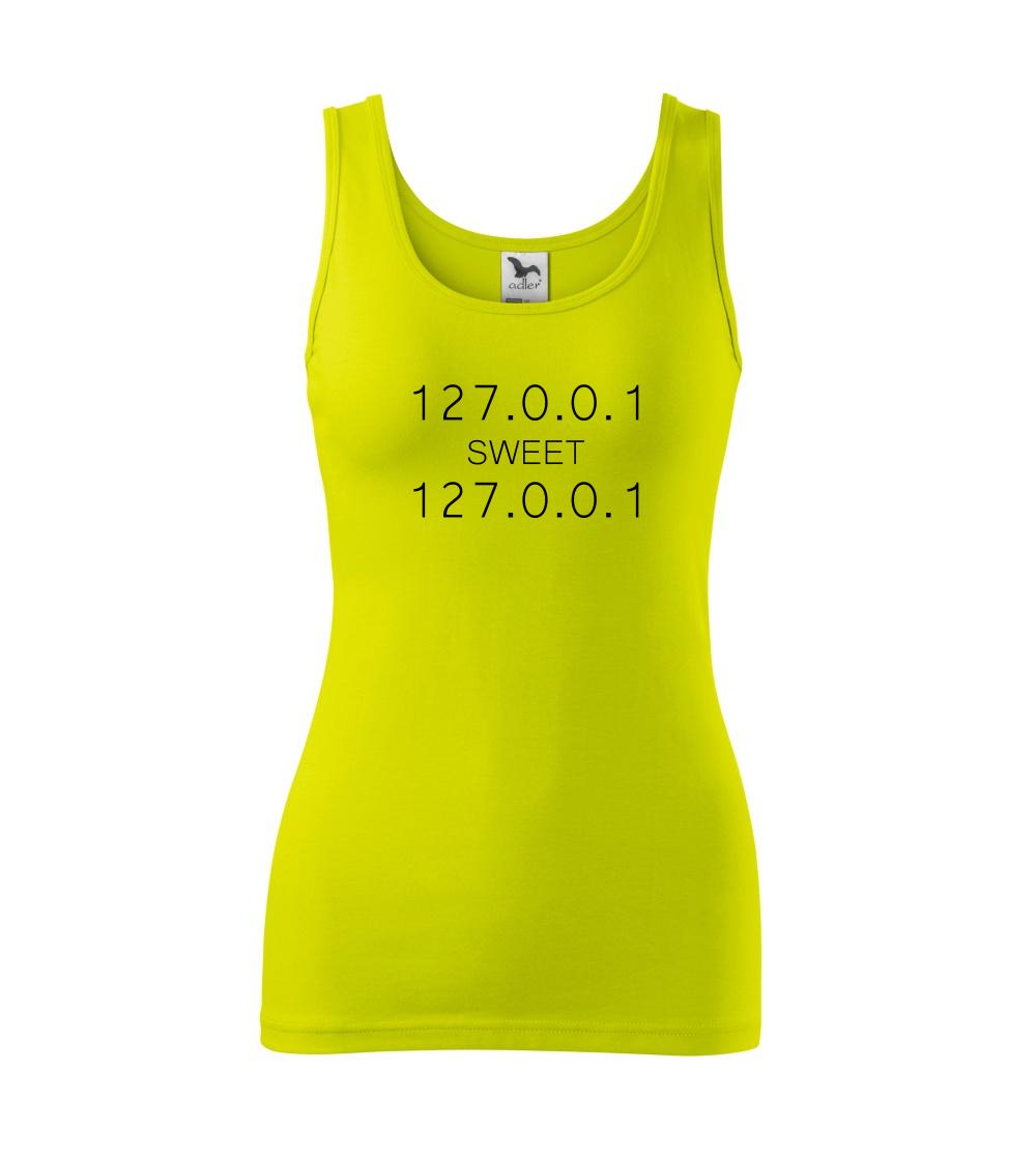 Tričká pre ajťákov - 127.0.0.1 sweet - Dámske tielko